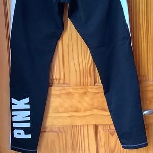 NWOT Womens L PINK Cozy VS pants leggings